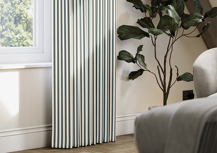 The British Stripe Co. Catherine, Teinbridge No.3 - Made to Measure Curtains - Image 5